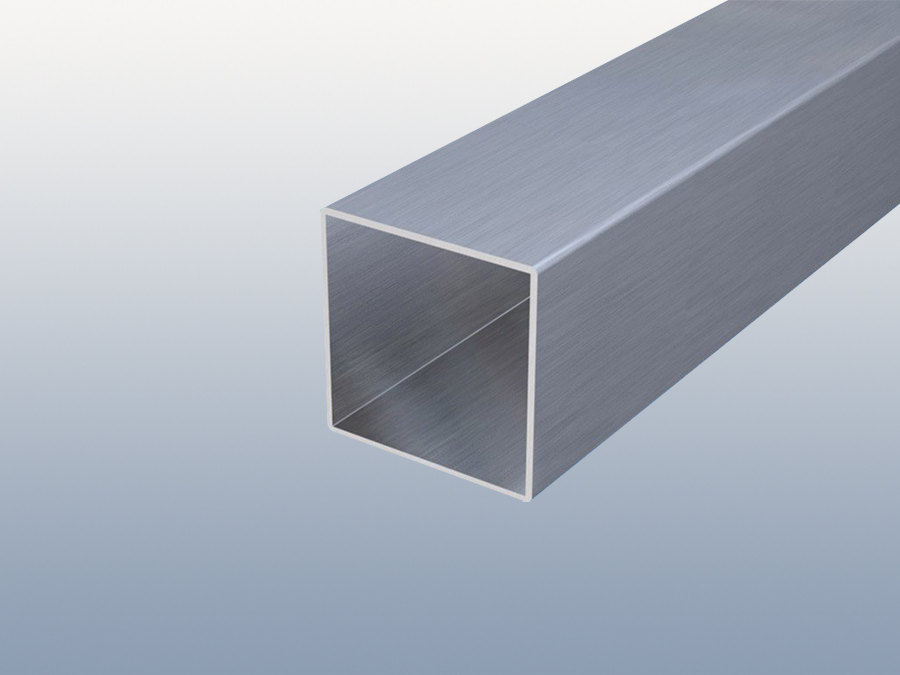 Vierkantrohr aus Aluminium - pressblank / 120x60x4 mm